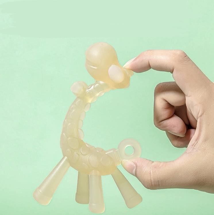 Anneau de Dentition - ToothyBuddy™ - Girafe Transparente