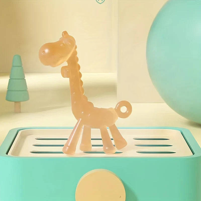 Anneau de Dentition - ToothyBuddy™ - Girafe Kaki