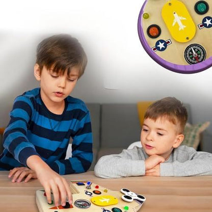 Tableau Montessori - BusyBoardCircuit™ - Aéronef